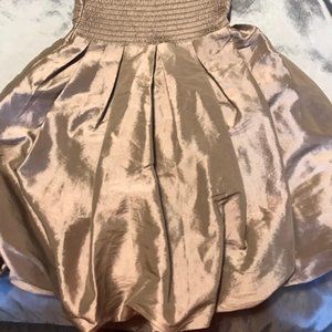 Twenty One Mini Cocktail Dress Beige